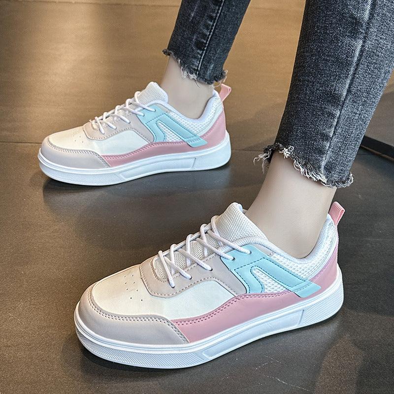 Damen Frühling und Sommer Low-Top Mesh Vielseitiger Jugend-Sneaker