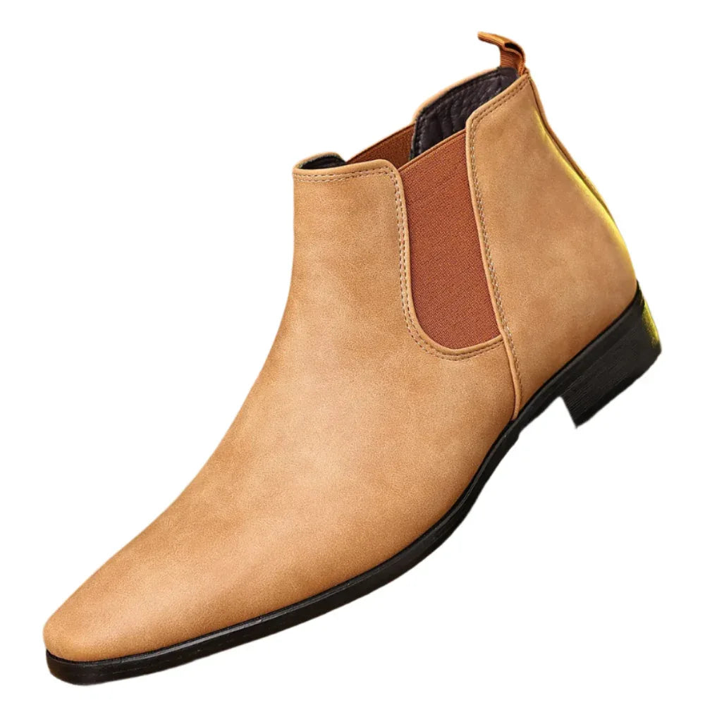 Chaussures pour hommes en cuir style britannique
