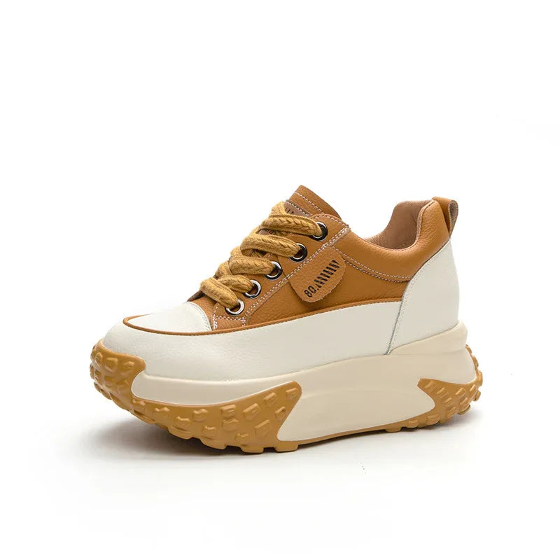 Baskets Rétro Femme Chaussures à Plateforme Tendance et Personnalisées