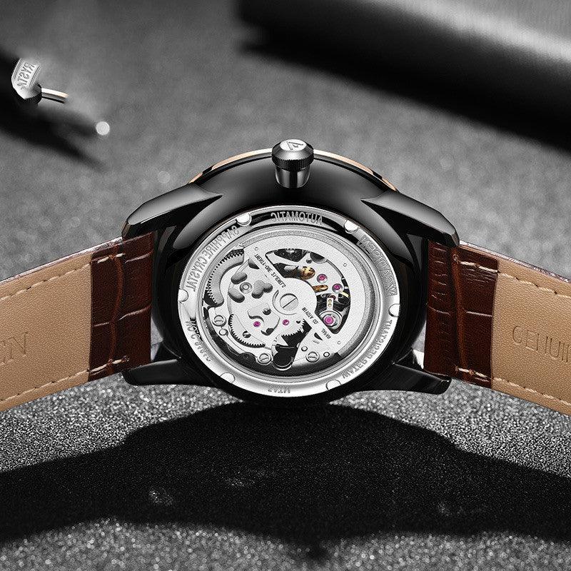 Montre mécanique décontractée et tendance pour homme