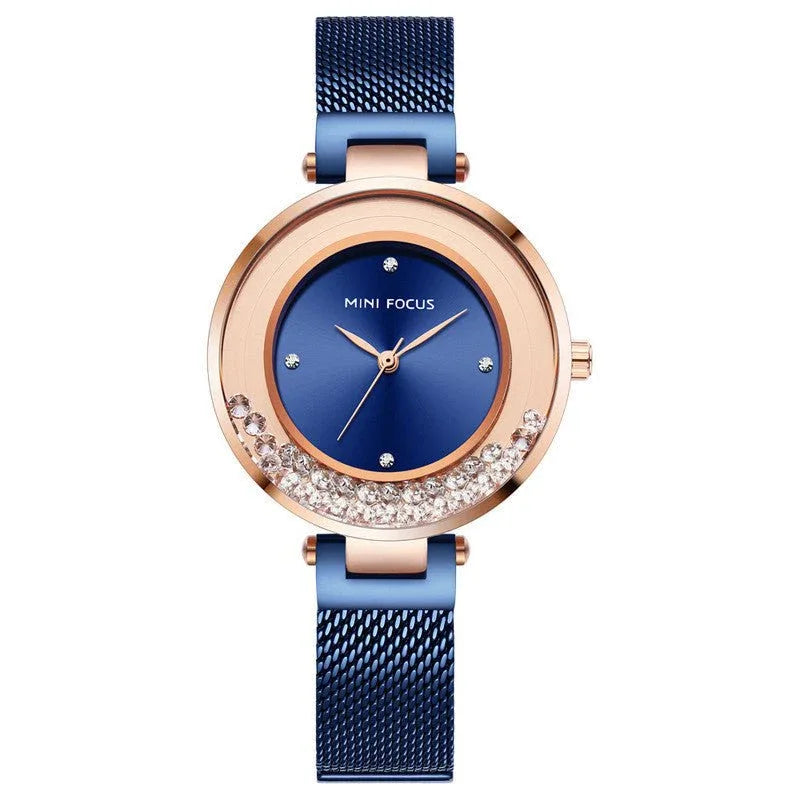 Modische Damen-Strass-Uhr