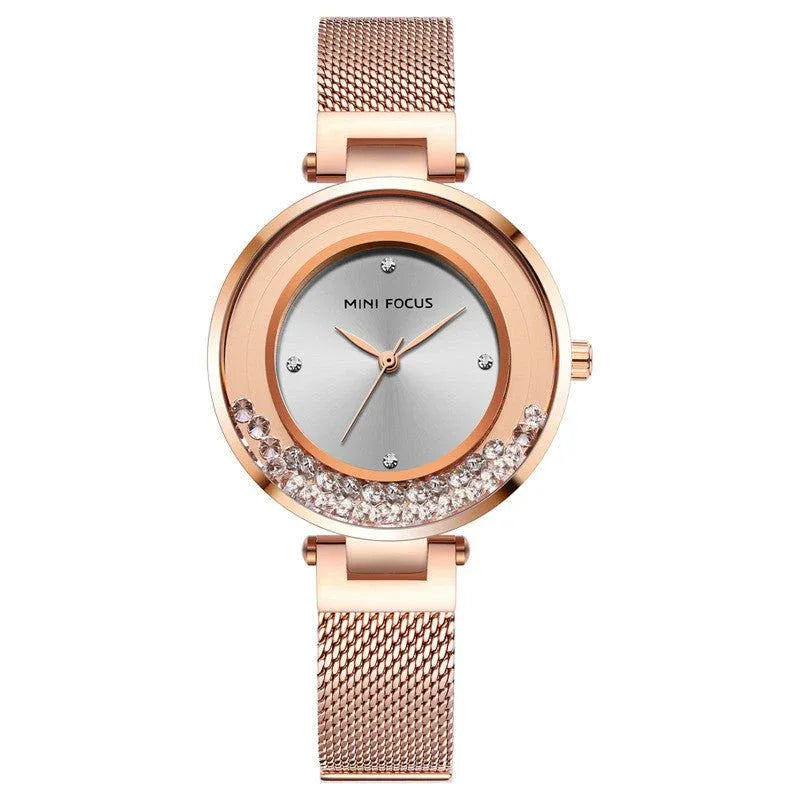 Modische Damen-Strass-Uhr