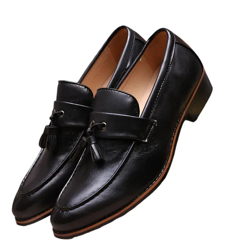 Britische Retro Slipper Quasten Loafer für Herren