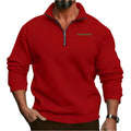 Fleecegefütterter Stehkragenpullover