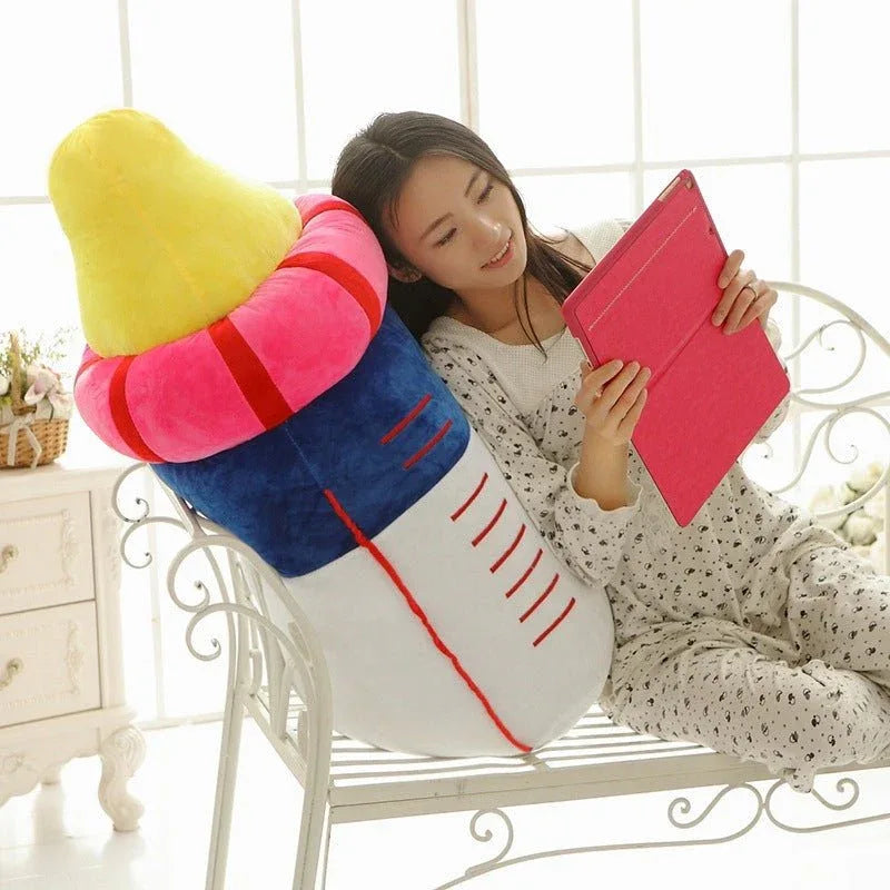 Biberon Géant en Peluche Douce
