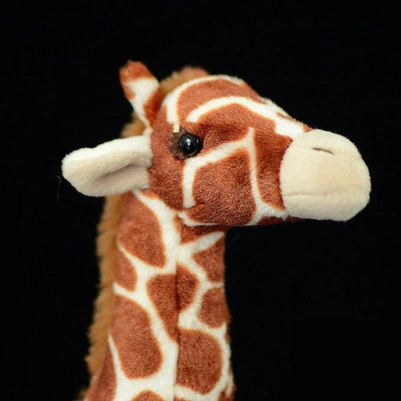 Peluche en forme de girafe animal de simulation