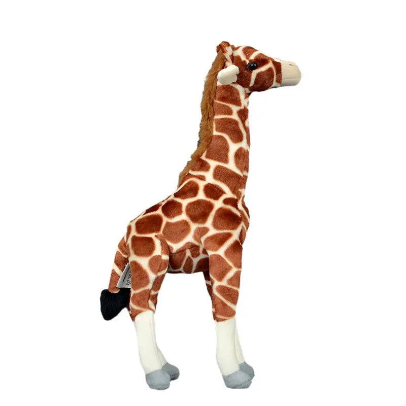 Peluche en forme de girafe animal de simulation