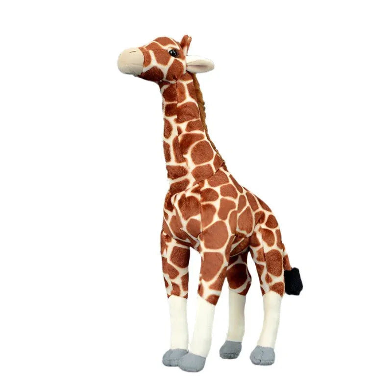 Peluche en forme de girafe animal de simulation
