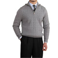 Pullover mit halboffenem Kragen