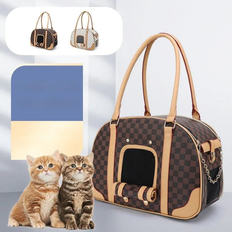 Sac de transport haut de gamme respirant pour chien ou chat