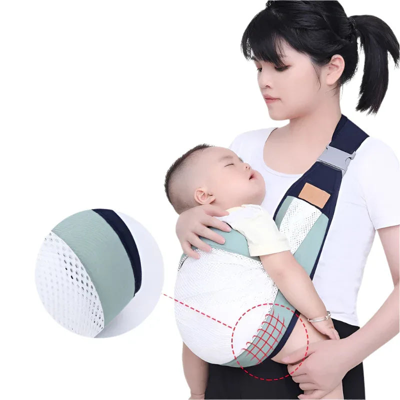 Porte-bébé ventral horizontal