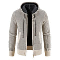 Strickwaren Herren Kapuzenpullover Fleecegefüttert Samtgepolstert Hoodie