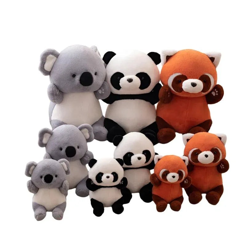 Jouets en peluche Koala Panda Raton laveur