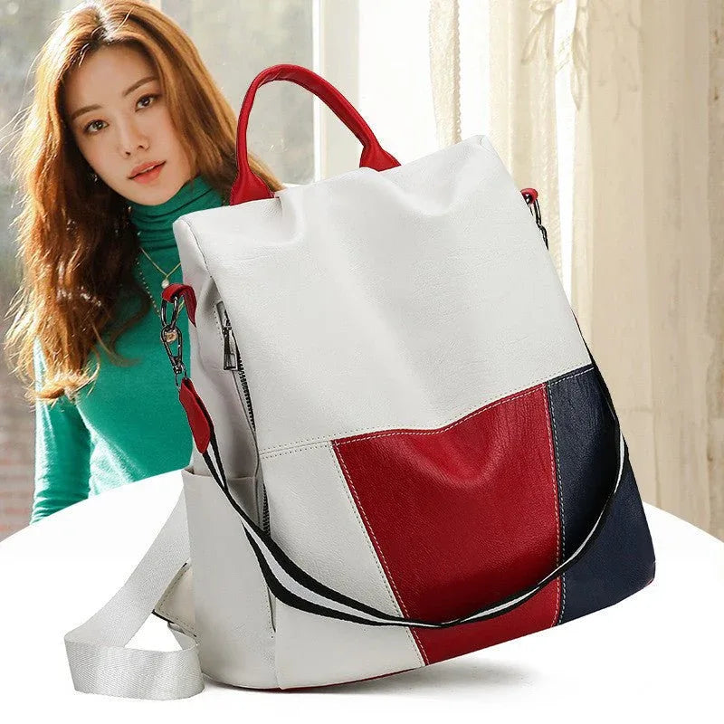 Damen PU-Leder Kleiner Rucksack für Frauen