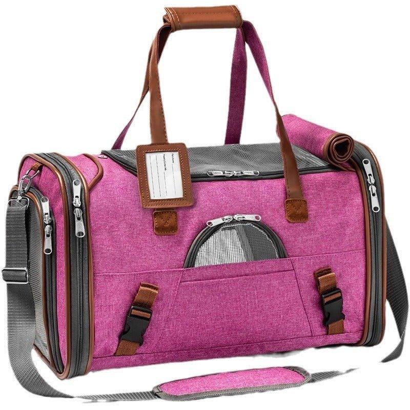Sac de transport pour animaux de compagnie grande capacité Sac à bandoulière étanche pour chien