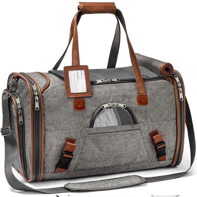 Sac de transport pour animaux de compagnie grande capacité Sac à bandoulière étanche pour chien