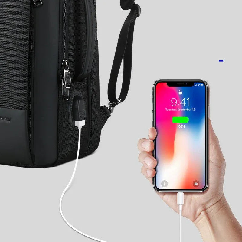 Sac à dos unisexe avec chargement USB grande capacité