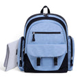 Wickeltasche mit großer Kapazität, wasserdicht, Doppelverschluss und Wickelunterlage