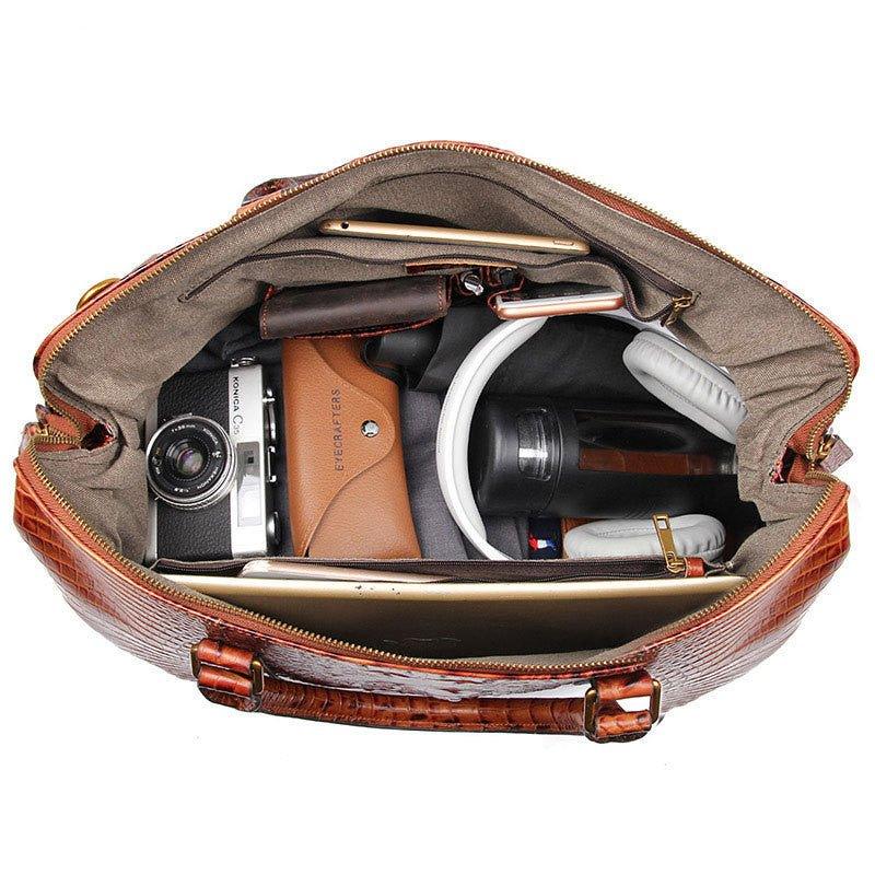 Sac de voyage week-end en cuir pour homme