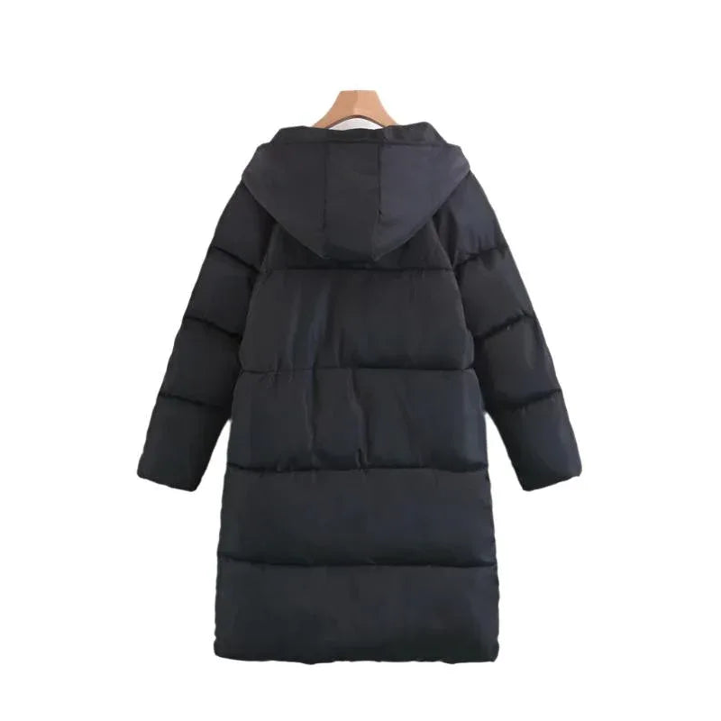Vestes d'hiver chaudes et épaisses à capuche pour femmes