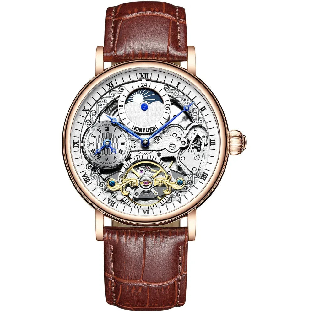 Mechanische wasserdichte Herrenarmbanduhr