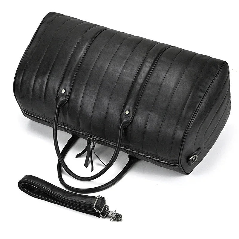 Sac de voyage à bandoulière noir pour hommes