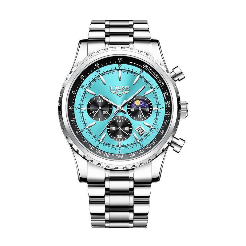 Montre d'affaires pour hommes à mouvement à quartz