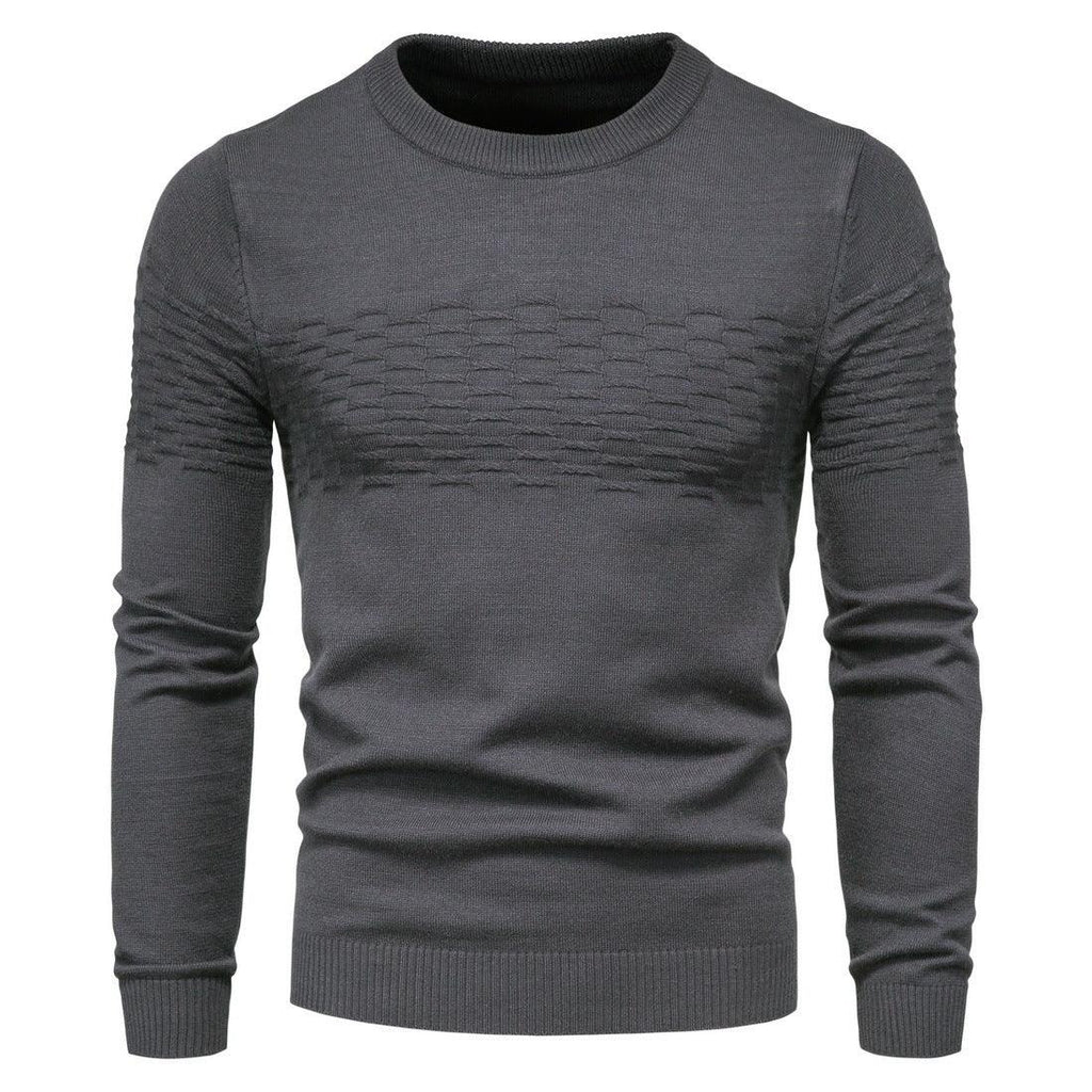 Pulls décontractés slim col rond pour homme