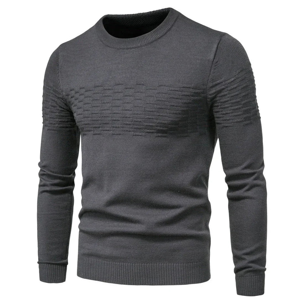 Pulls décontractés slim col rond pour homme