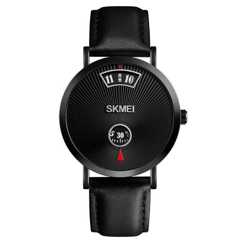 Montre à quartz décontractée pour homme en acier inoxydable