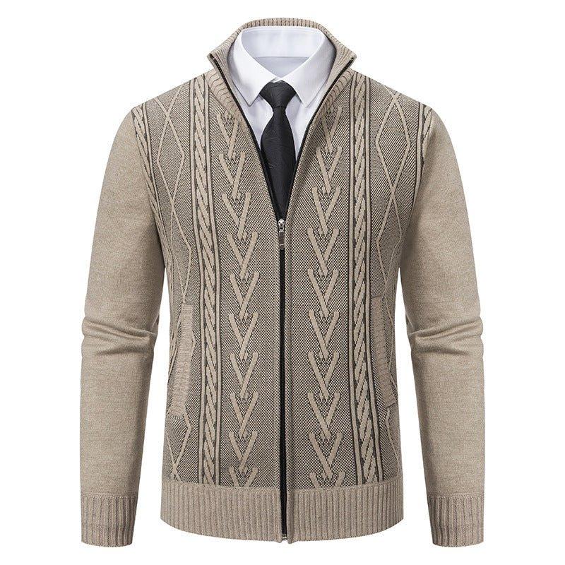 Herren Pullover mit Stehkragen für die Freizeit