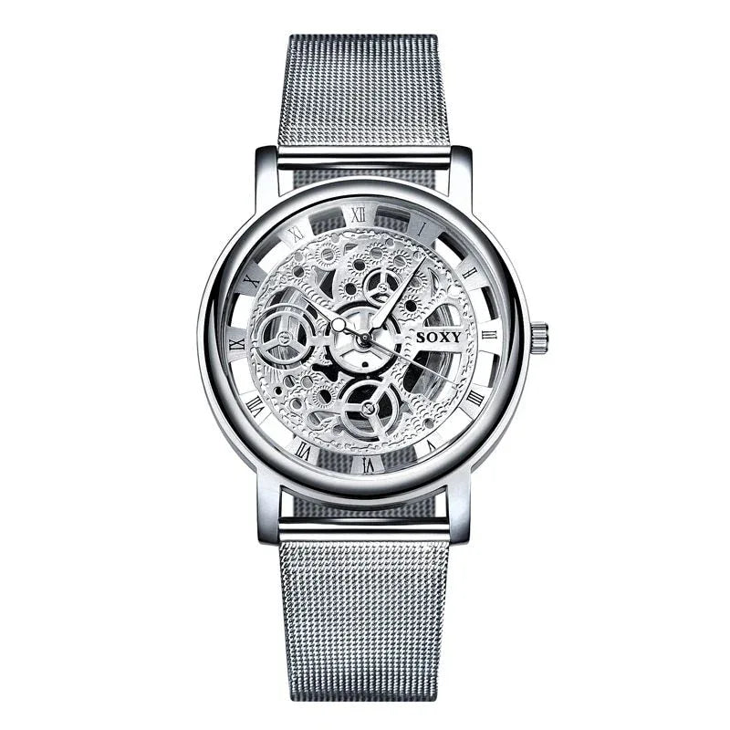 Montre élégante ajourée pour homme