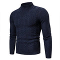 Herrenmode-Trend: Gedrehter langärmeliger Freizeit-Sportpullover