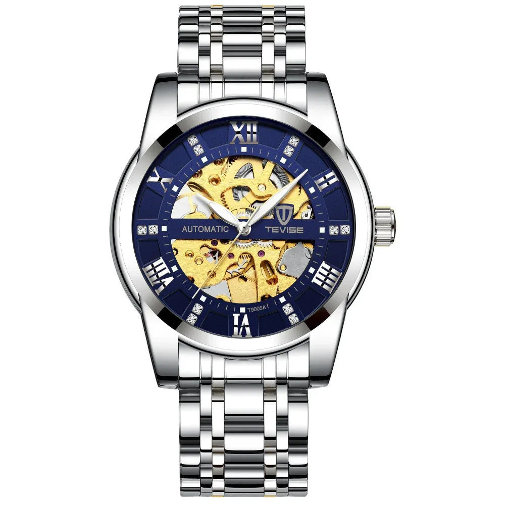 Montre mécanique automatique étanche et tendance pour homme