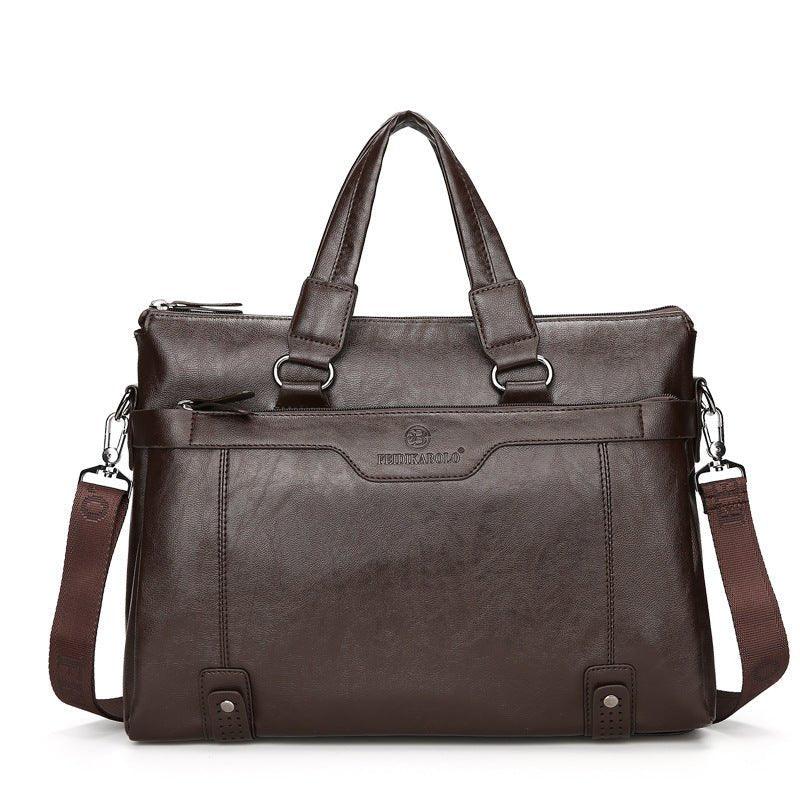 Sac bandoulière porte-documents pour ordinateur portable homme
