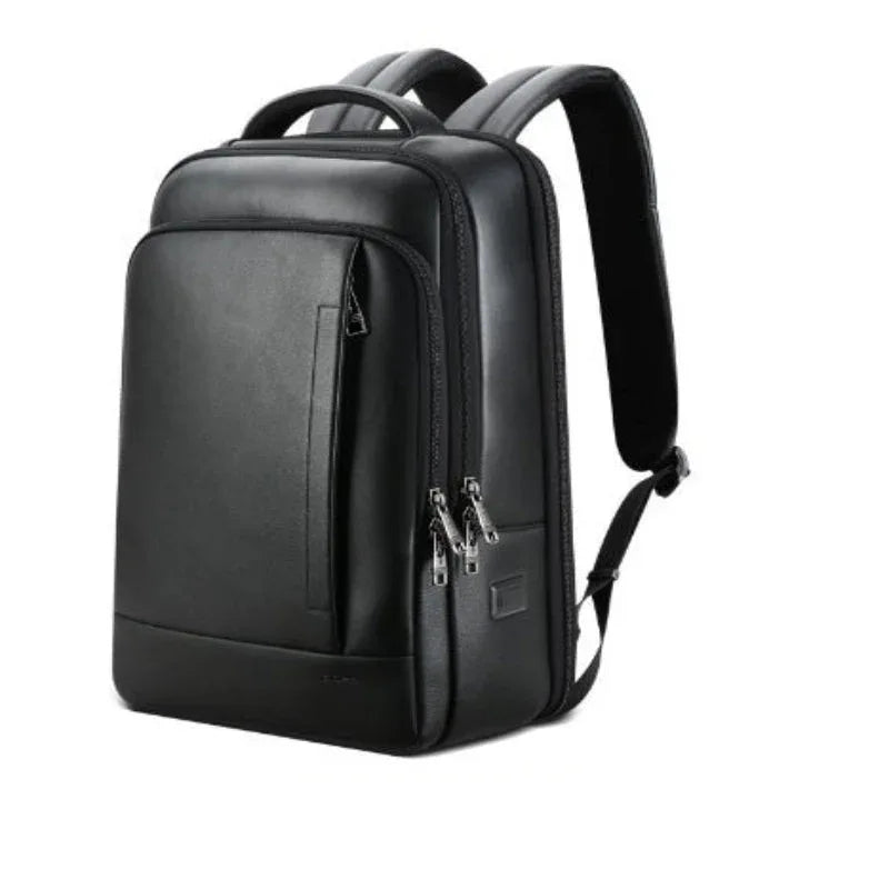 Herren Leder Business Rucksack Computertasche
