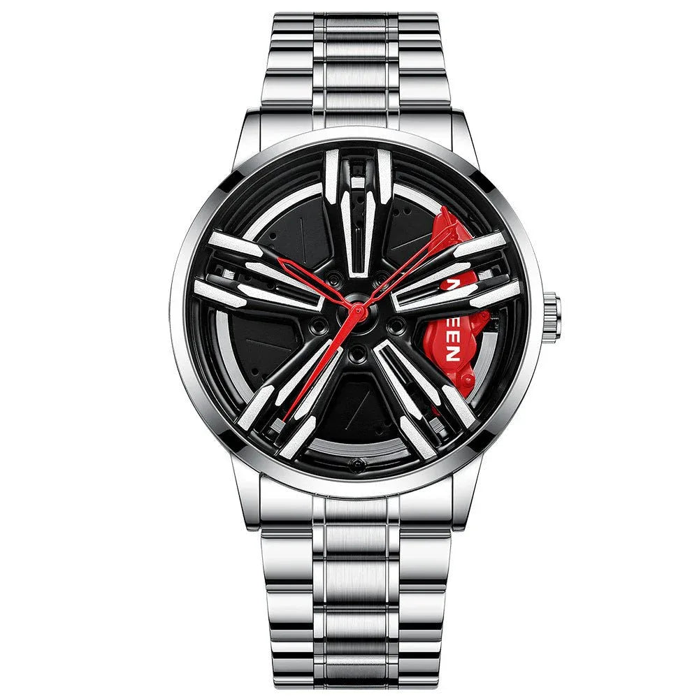 Montre homme roue de locomotive