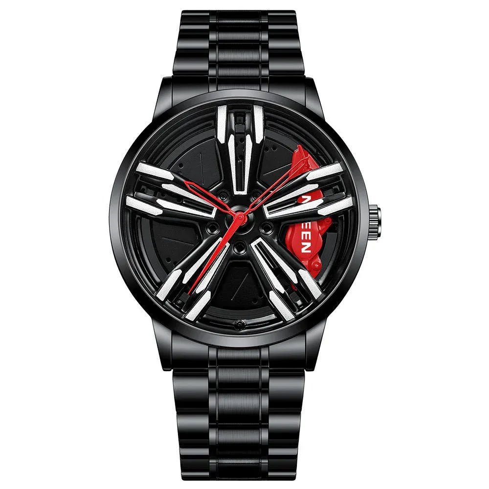 Montre homme roue de locomotive