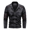 Herren-Motorrad-Lederjacken mit Teddyfutter