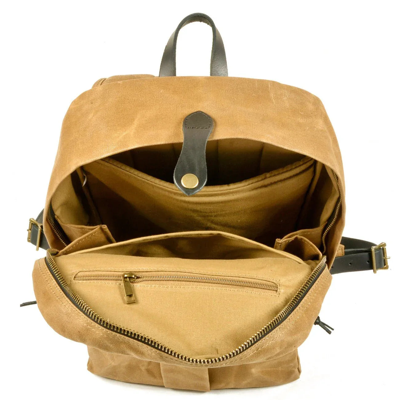 Retro-Outdoor-Leinwandrucksack für Herren mit großem Fassungsvermögen