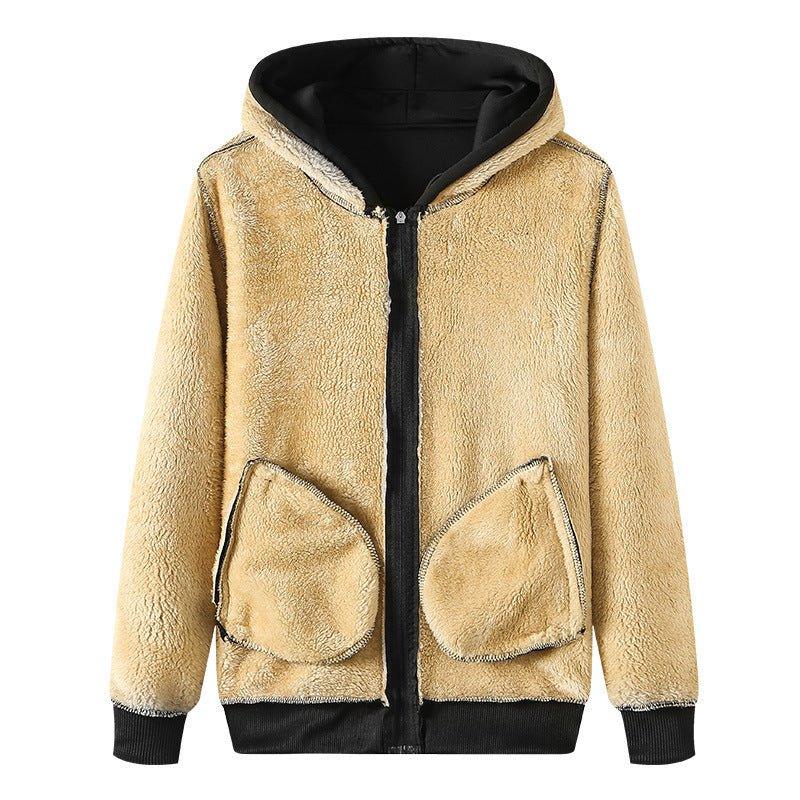 Sweat à capuche chaud en polyester pour hommes