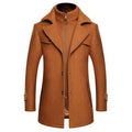 Manteau d'hiver/automne confortable en laine pour homme