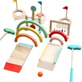 Mini-golf jouet en bois éducatif interactif parent-enfant