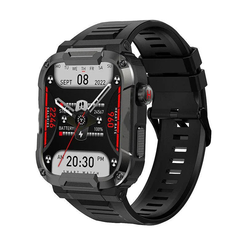 Montre intelligente Bluetooth MK66 avec grande batterie de 400 mAh