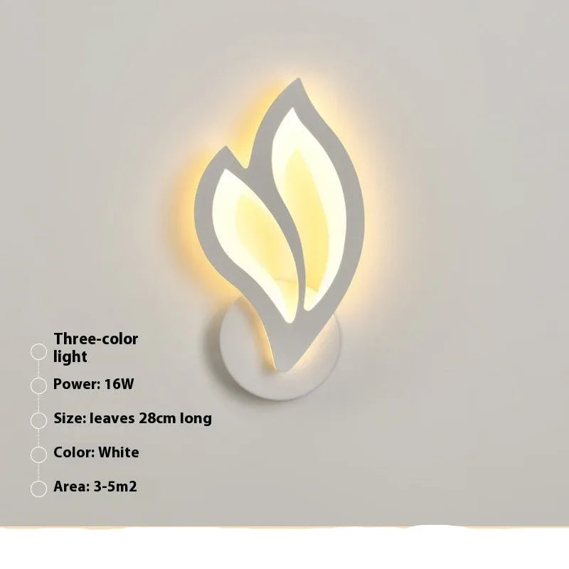 Applique murale moderne minimaliste en fer forgé, lampe décorative pour chevet ou escalier