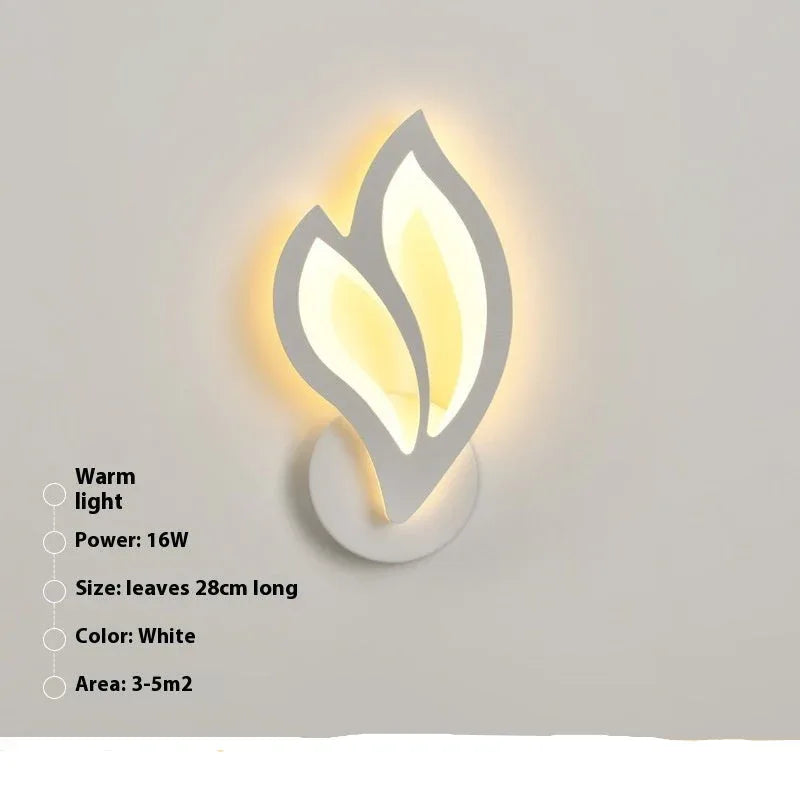 Applique murale moderne minimaliste en fer forgé, lampe décorative pour chevet ou escalier