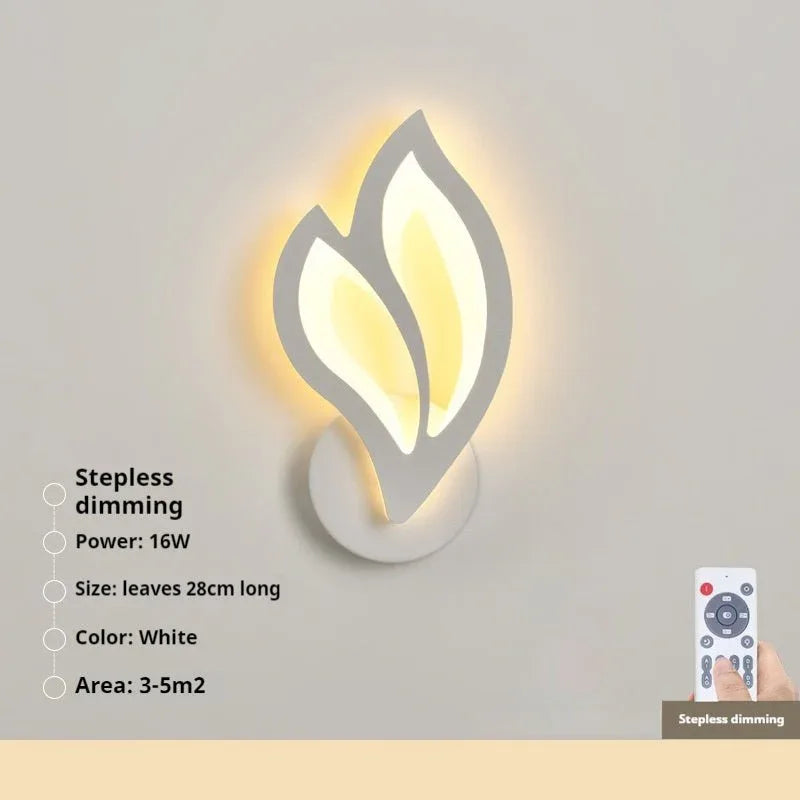 Applique murale moderne minimaliste en fer forgé, lampe décorative pour chevet ou escalier