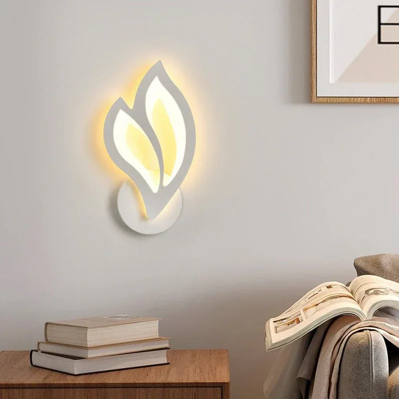 Applique murale moderne minimaliste en fer forgé, lampe décorative pour chevet ou escalier