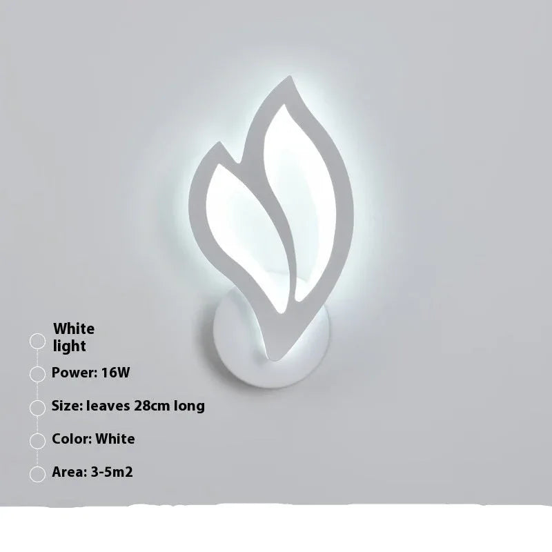 Applique murale moderne minimaliste en fer forgé, lampe décorative pour chevet ou escalier