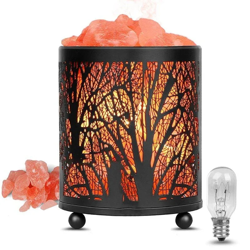 Veilleuse lampe de sel de cristal naturel